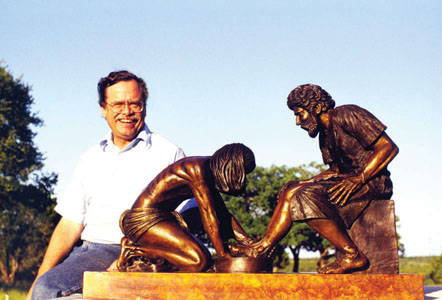 "Divine Servant"® Sculpture Bronze 1/2 Life-size