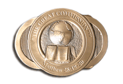 "The Great Commission"© Bronze Belt Buckle