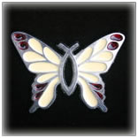 "Christian Butterfly" Ornaments