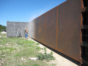 Sandblasting “The Empty Cross” ™
