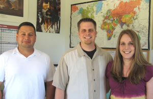 Jose Mendoza, Ryan and Nicole Huff
